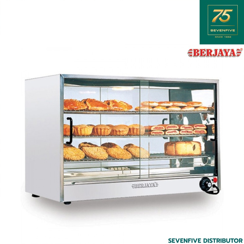 BERJAYA ตู้โชว์อาหารให้ความร้อน ตู้อุ่นอาหาร  ตู้อุ่นพร้อมเสิร์ฟ BER1-FW