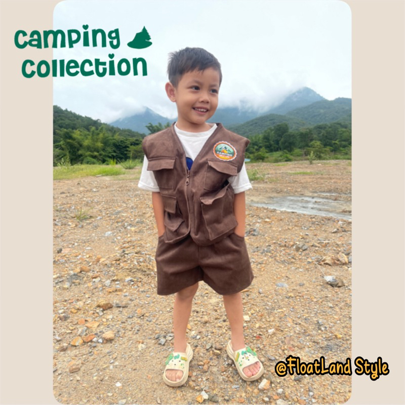 ชุดแคมป์ปิ้ง เสื้อกั๊กเด็ก
