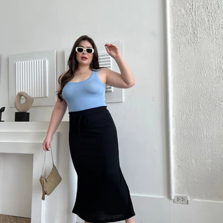 Atipashop - DAVIKA TANK TOP เสื้อกล้าม แขนกุด คอกลม มีหลายสีให้เลือก