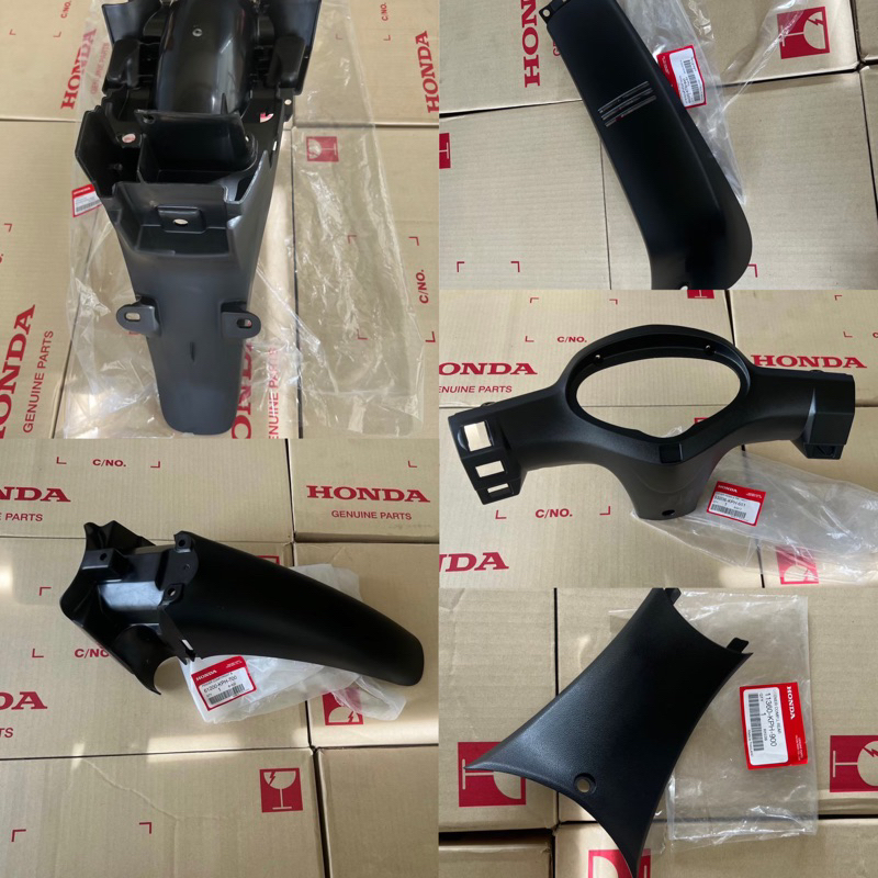 ชิ้นดำเเท้ทั้ง​คัน​100%​(ขายเเยก)​ Honda​ Wave125R​/S เวฟ125rหัวแหลม เวฟ125Sเถิก เเท้ศูนย์​ ​