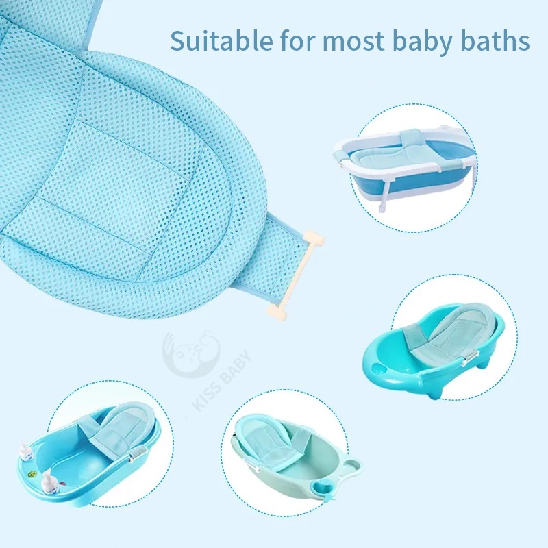 🔥พร้อมส่ง 🔥ตาข่ายรองอาบน้ำเด็ก เบาะรองอาบน้ำเด็ก สำหรับเด็กแรกเกิด ปรับขนาดได้