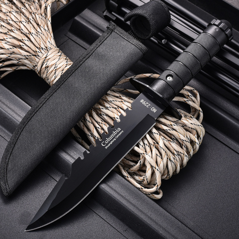 อุปกรณ์เดินป่า KNIFE X-301 มีดเดินป่าด้ามตรง มีดพกพา (11.5 นิ้ว) มีดแคมป์ปิ้ง แถมฟรีซองเก็บมีดอย่างดี