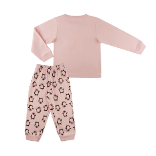 Chelsee ชุดนอนแขนยาว เด็กผู้หญิง รุ่น 237965 ลายแพนกวิน อายุ 2-10 ปี ผ้า Cotton Interlock ผ้านิ่ม ไม่หนาไม่บาง