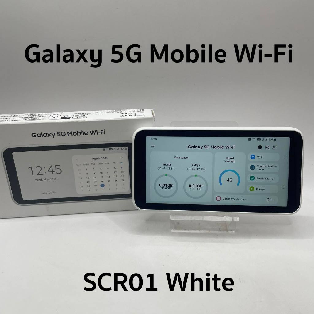 Pocket Wifi Samsung Galaxy 5G Mobile Wi-Fi SCR01 เครื่องญี่ปุ่น