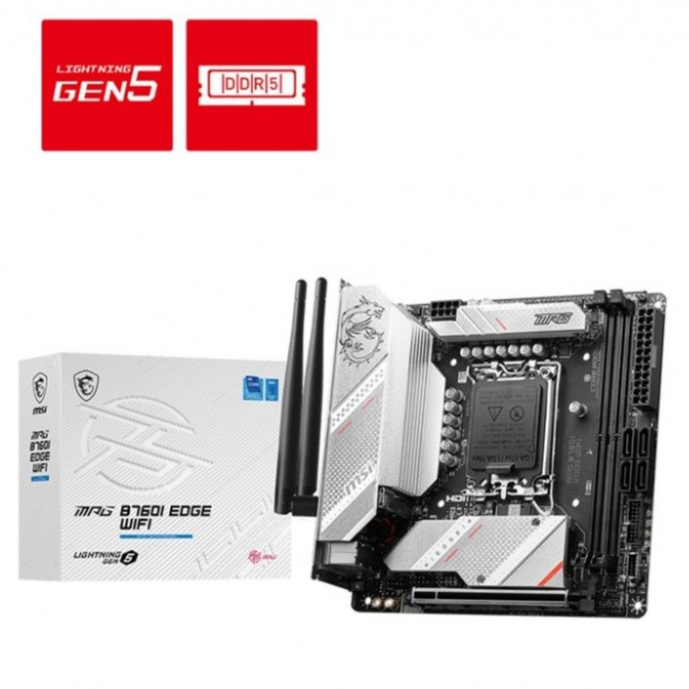 MSI MPG B760I EDGE WIFI DDR5 Intel LGA1700 ITX Motherboard