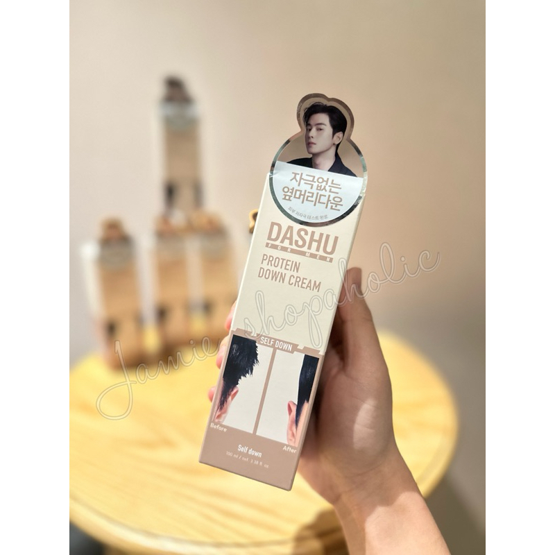 [พร้อมส่ง] DASHU Protein Down Perm 100ml ผลิตภัณฑ์เจลปรับผมด้านข้างของคุณผู้ชาย กลิ่น Green Musk
