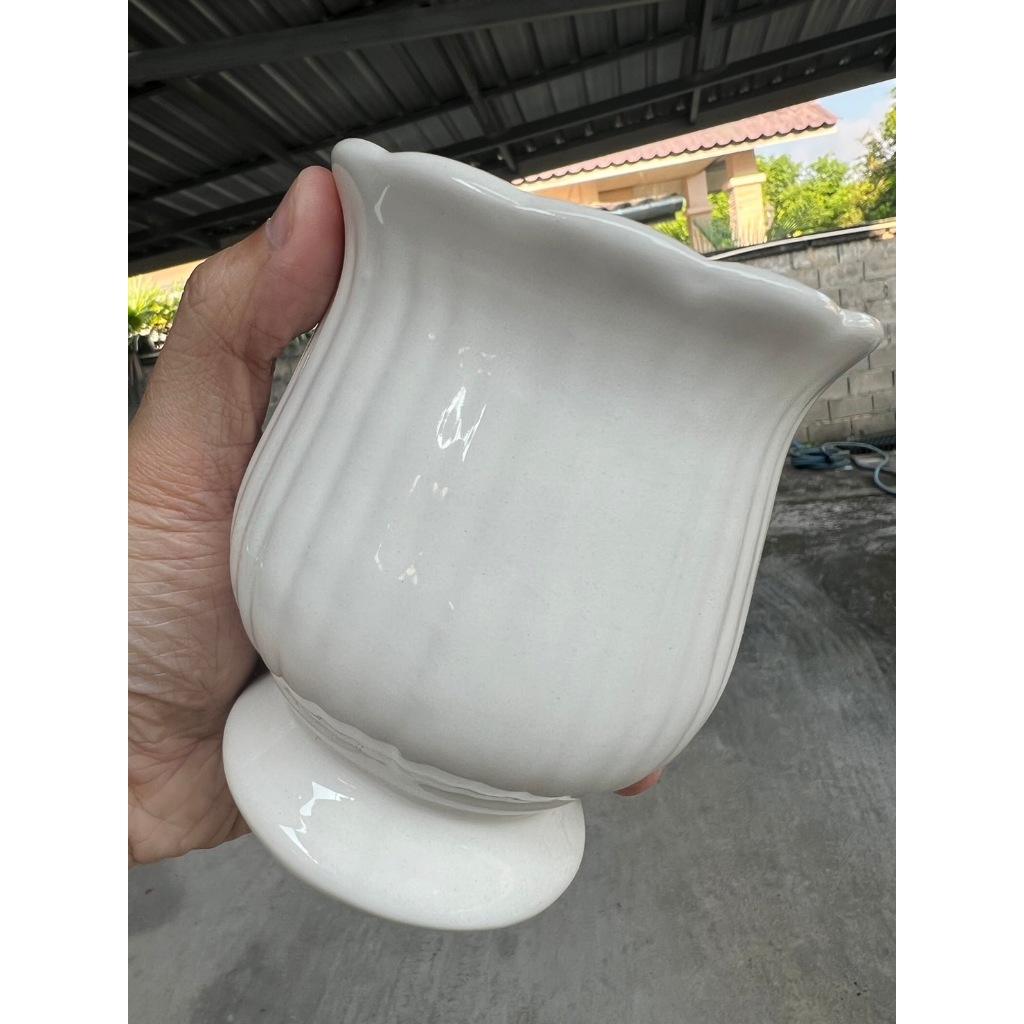 แจกันจัดดอกไม้ ขนาดสูง 4.9 นิ้ว แจกันเซรามิค แจกันขนาดสูง แบบ a0c2 – โปรปัง