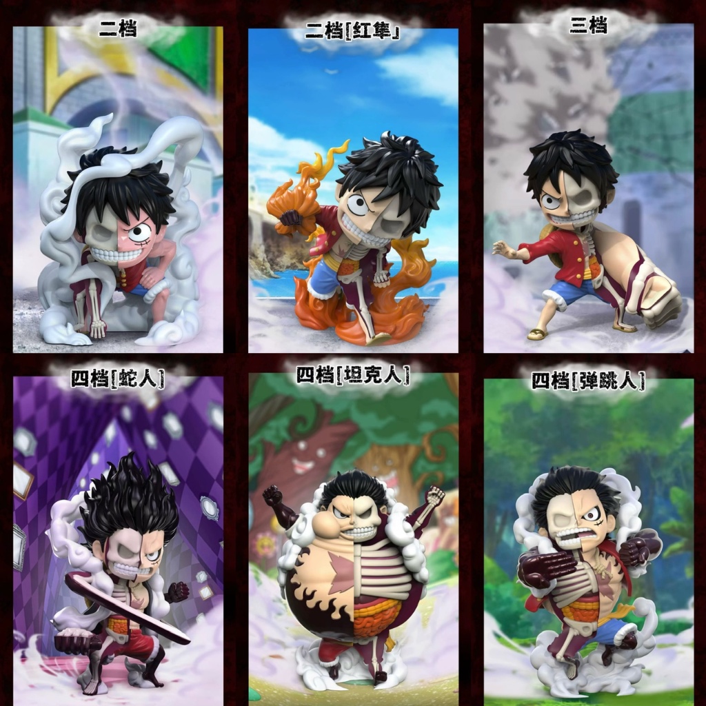 [แบบแยก] Mighty Jaxx One Piece Luffy’s Gears series 6 ลิขสิทธิ์แท้ 🤍 OnePiece ลูฟี่ วันพีช นิกะ Luff