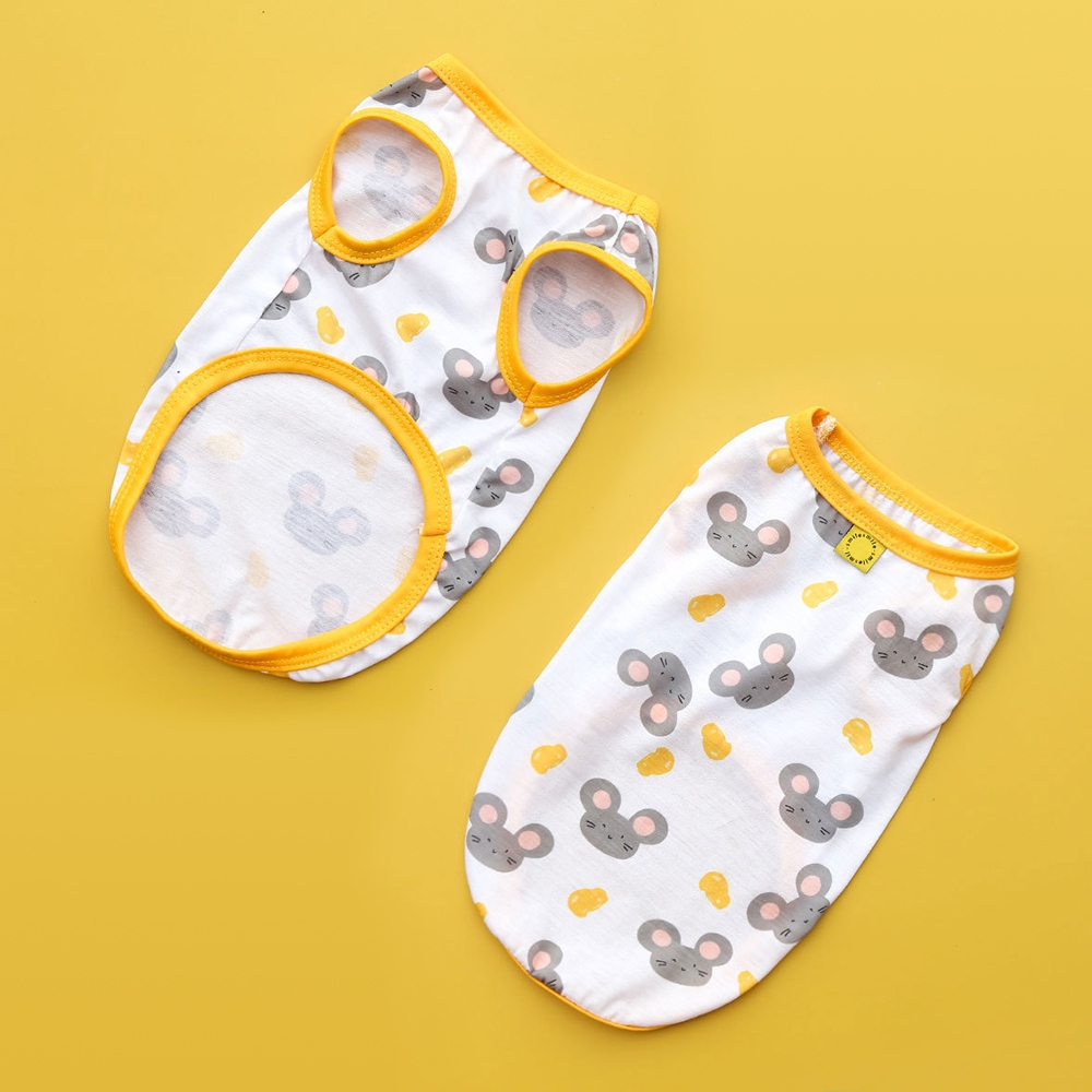 PetStern เสื้อกั๊กสัตว์เลี้ยง ขนาดเล็ก ลายหมีน่ารัก แฟชั่นฤดูใบไม้ผลิ และฤดูร้อน สําหรับสุนัข แมว - รูปที่ 3