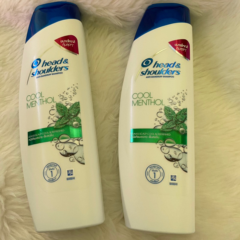 1ขวด head&shoulders cool menthol dandruff ขจัดรังแค คันหนังสือษะ itchy scalp 190ml