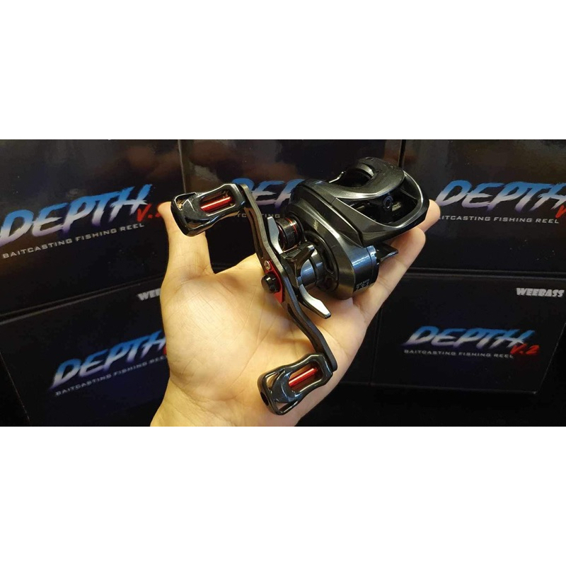 WEEBASS DEPTH V2 รอกเบทหยดน้ำ มีคลิกเสียงปลาลาก