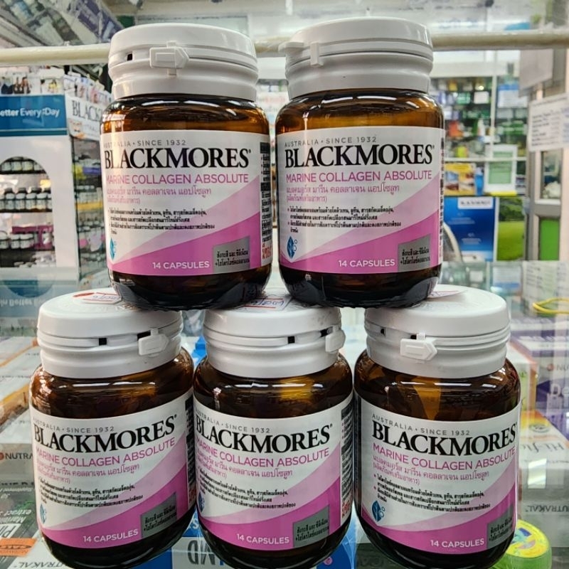 💥แพ็คพิเศษ💥Blackmores Marine Collagen Absolute (5x 14 =70Capsules)