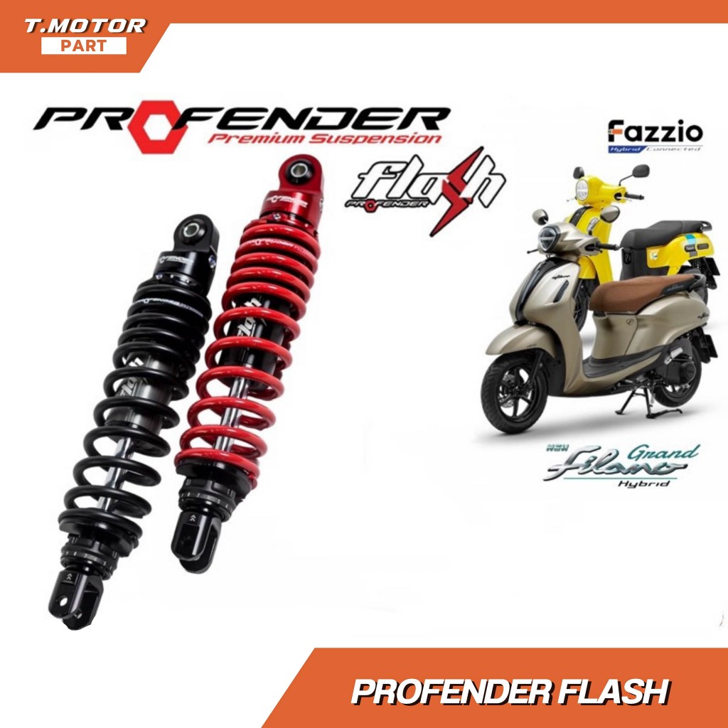 (พร้อมส่ง) Profender flash series 320 mm. Fazzio / Grand Filano 2017 - 2023 มีของแถม + รับประกัน 1 ปี