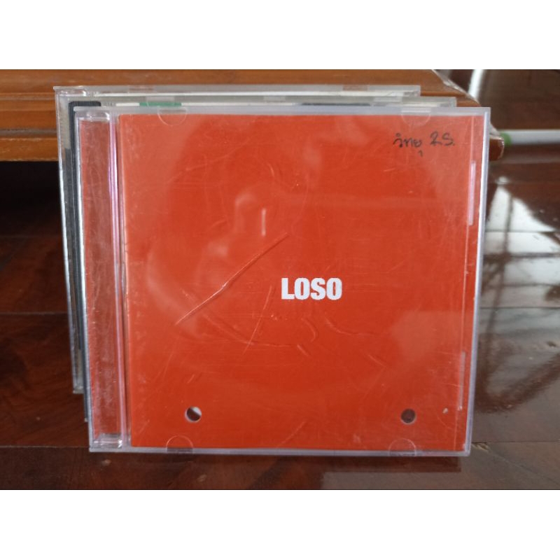 ซีดีเพลง cd music loso โลโซ ปกแดง แผ่นสวย ปกเจาะ ปกมีรอยปากกา