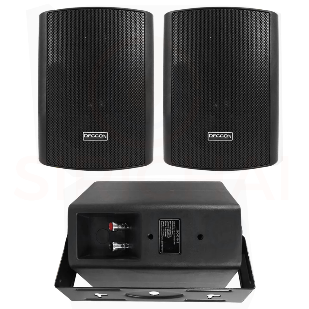 ตู้ลำโพงคู่ DECCON รุ่น SOON5 วัตต์500W พร้อมขาแขวนติดผนัง soon-5