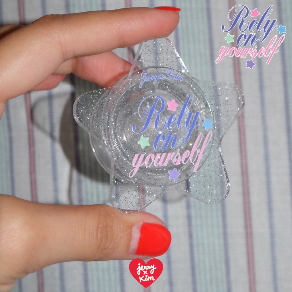 RELY ON YOURSELF GLITTER GRIPTOK⭐️ Jerryxkimdotstick รหัส346