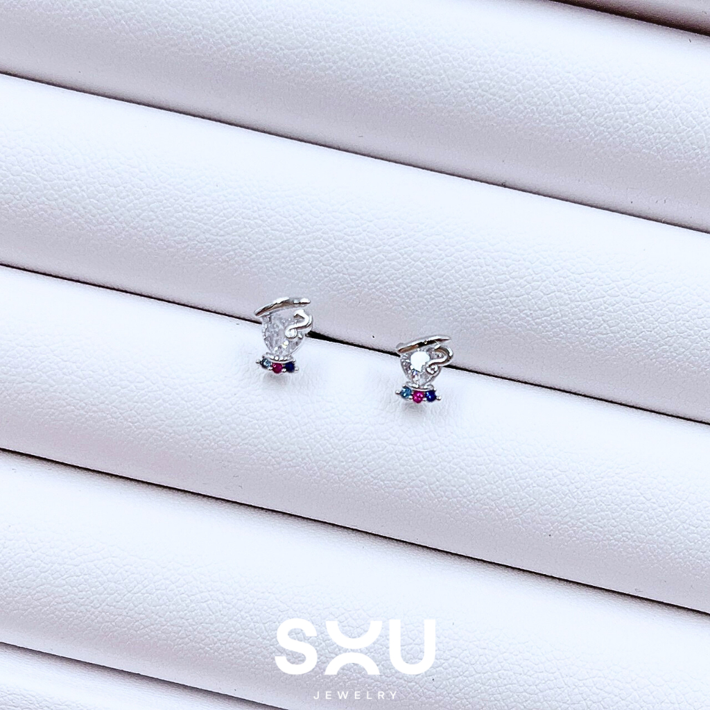 SOU.Soyou จิวหู ต่างหูมินิมอล ตุ้มหูเกาหลี Cupsy Cinderella Earring SOU12