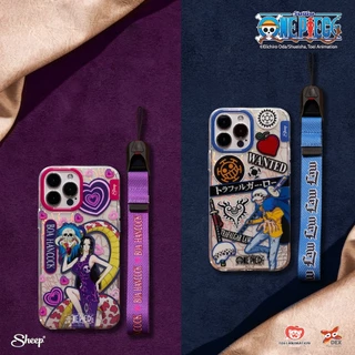 [One Piece Limited Collection]เคสใสพิมพ์ลาย วันพีช สำหรับไอโฟน แถมฟรีสายห้อย สำหรับiphoneทุกรุ่น และ S23 Ultra/S24 Ultra
