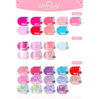 Littal Lady ยาทาเล็บเด็กลอกได้ ล้างออกด้วยน้ำเปล่า ไม่มีกลิ่นฉุน 30 สี แถมฟรีสติ๊กเกอร์ติดเล็บ