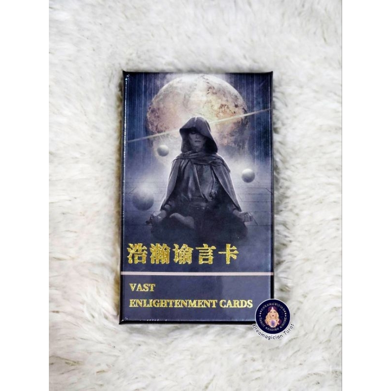 Vast Enlightenment Cards ไพ่ออราเคิลแท้ขอบสีเเงินไพ่ยิปซี ไพ่ทาโร่ต์ ไพ่ออราเคิล Tarot Oracle Decks