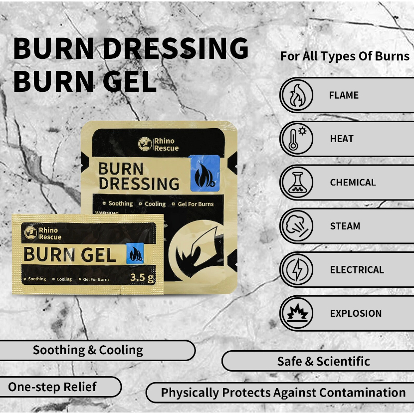 เจลทาแผลไหม้ แผ่นเจลแปะแผลไหม้ Burn Gel Burn Dressing