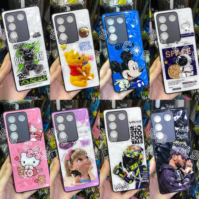 เคส3Dลายการ์ตูน รุ่น VIVO Y27S/Y27(5G)/Y27(4G)/Y36(4G)/Y36(5G) !ตรงรุ่น! (มี8ลาย) เคส3Dการ์ตูน สินค้