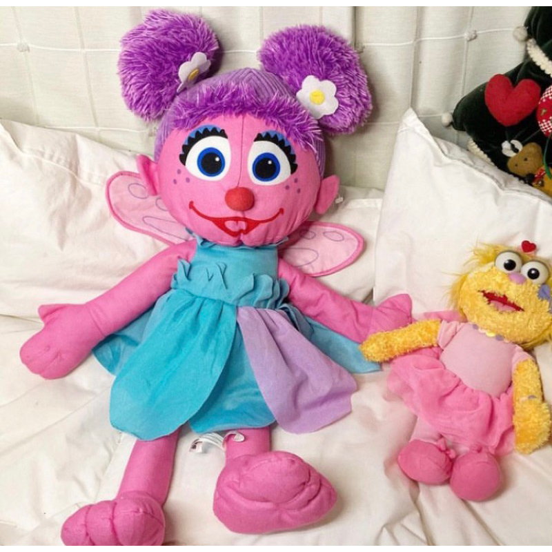 ( สินค้ามือ 2 ) ตุ๊กตาแอปปี้  Abby Cadabby Plush Toy  Sesame Street Soft  50 Years &amp; Counting ลิขสิทธิ์แท้ from Japan 🇯🇵