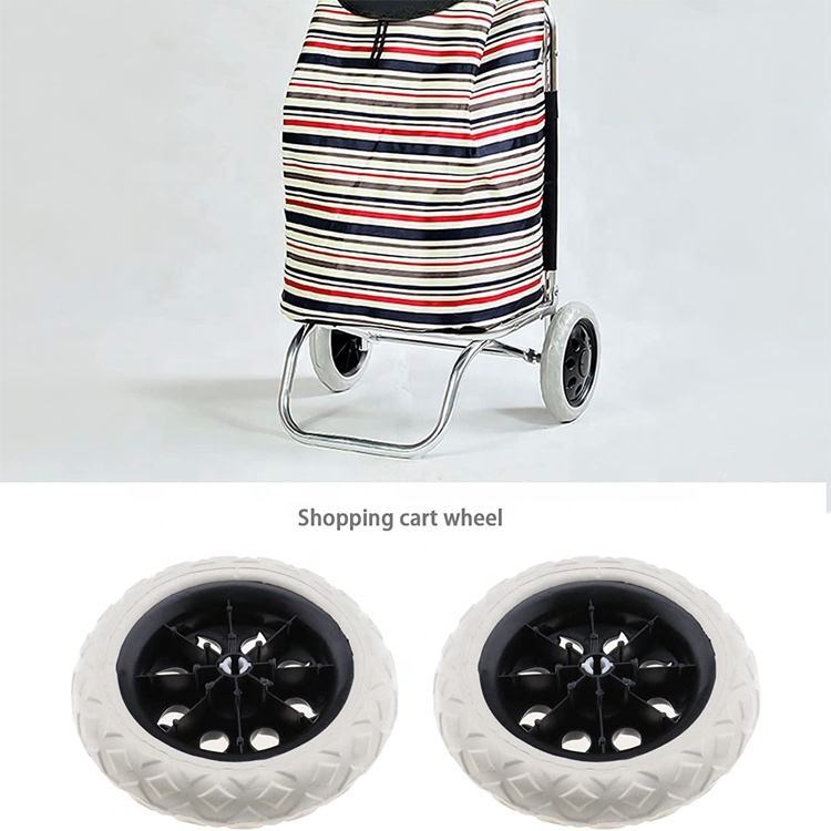 ร้านคนไทย! 6นิ้ว ลูกล้อรถเข็น ล้ออะไหล่สําหรับช้อปปิ้ ล้อรถเข็นพลาสติก สีดำสีแดง 1/2ชิ้น - รูปที่ 5