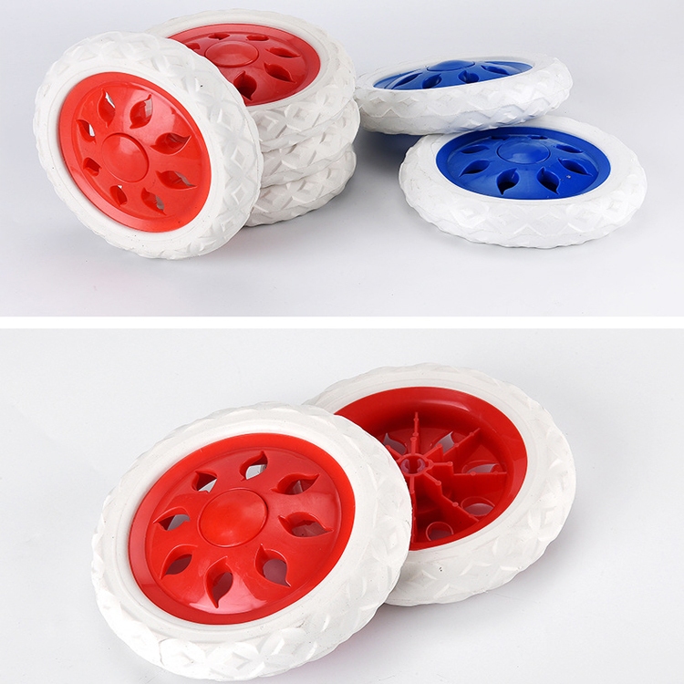 ร้านคนไทย! 6นิ้ว ลูกล้อรถเข็น ล้ออะไหล่สําหรับช้อปปิ้ ล้อรถเข็นพลาสติก สีดำสีแดง 1/2ชิ้น - รูปที่ 4