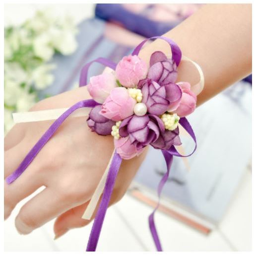 ดอกไม้ข้อมือเจ้าสาว ดอกไม้ข้อมือเพื่อนเจ้าสาว เพื่อนเจ้าสาว อุปกรณ์งานแต่งงาน สายรัดข้อมือเพื่อนเจ้าสาว 💐👰♀