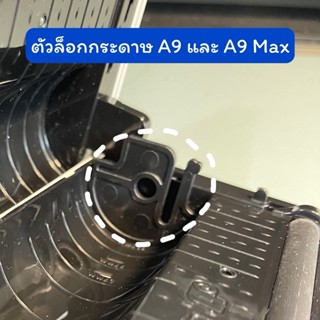 ตัวล็อกกระดาษ สำหรับเครื่องปริ้นรุ่น A9 และ A9 Max (จำนวน 1 …
