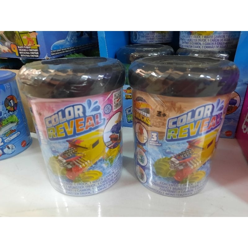 Hotwheels color reveal แบบขวดรถ2คัน