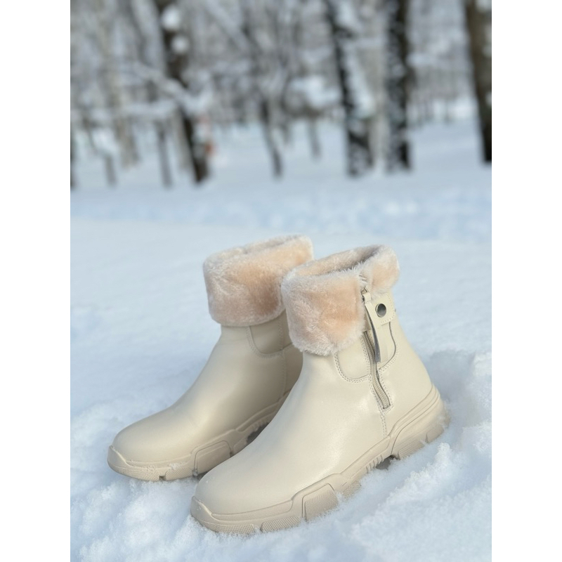 SS13 Snowy fur boots รองเท้าหนังแท้ *Limited Edition*