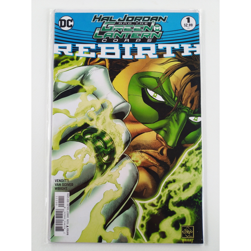 หนังสือการ์ตูน DC Comics เรื่อง Hal Jordan and the Green Lantern Corps: Rebirth #1 (2016) ภาษาอังกฤษ