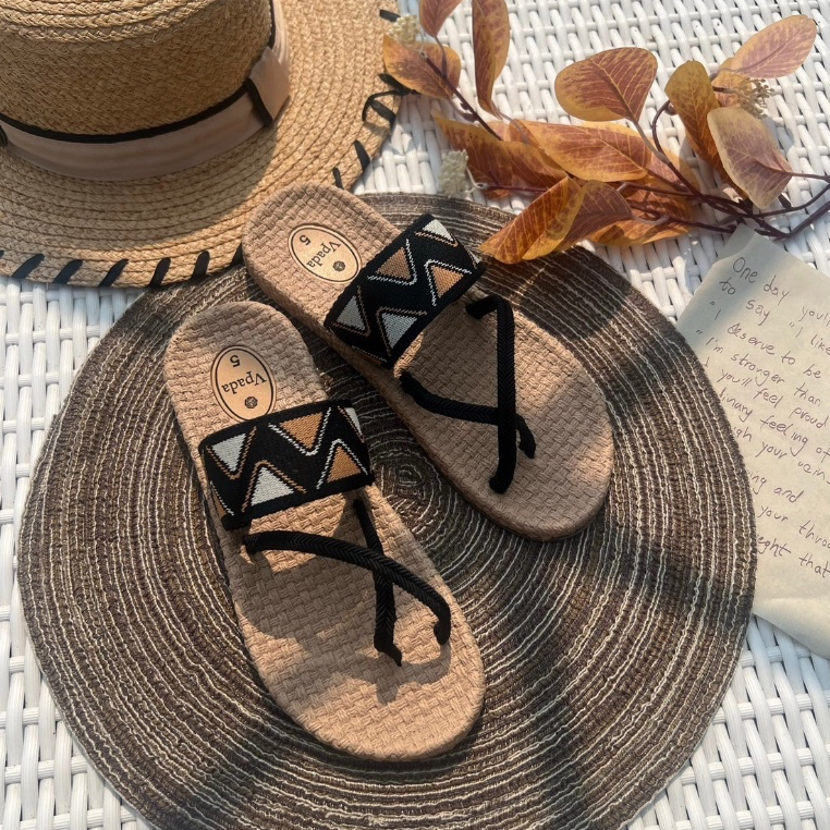 Vpada_sandals_VP-F49 Fashion Collection รองเท้าแตะชายหาดแบน รองเท้าแตะแฟชั่น