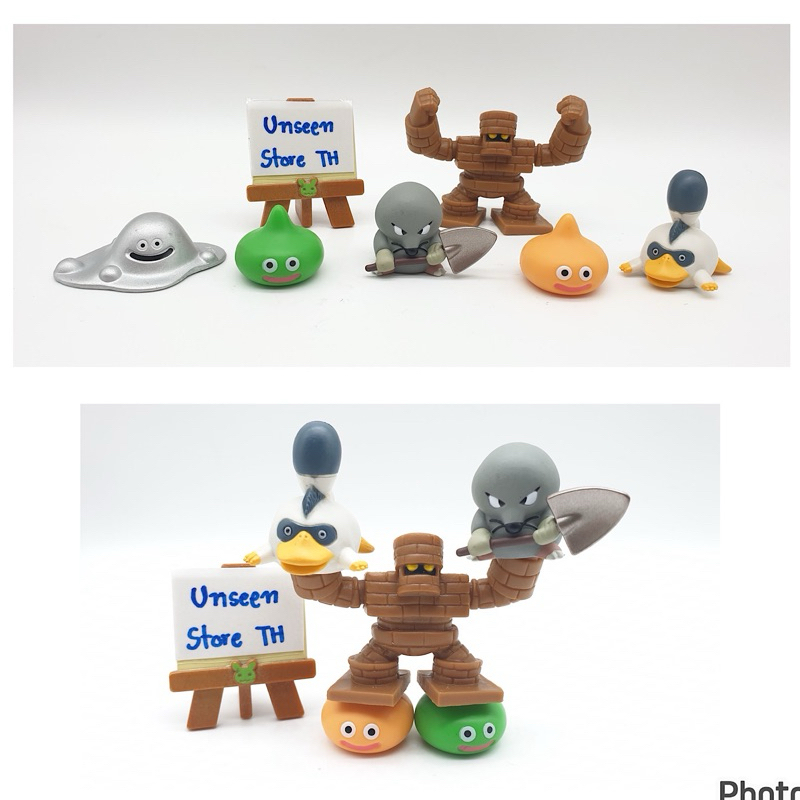 Dragon Quest gashapon โมเดลต่อตัว (King slime set)