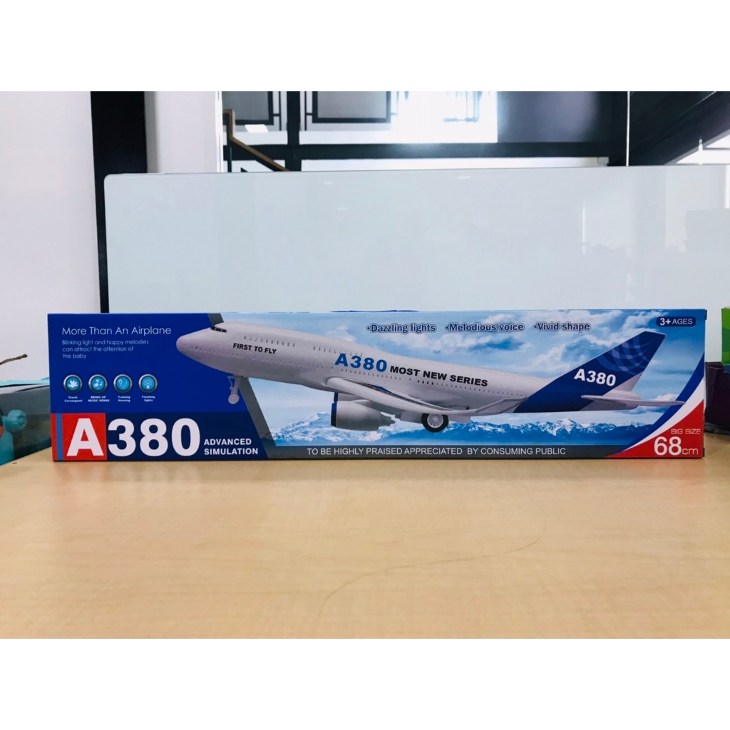 Aircraft More Than An Airplane A 380 Advanced Simulation Most New Series Big Size 68 Cm.3+ Ages