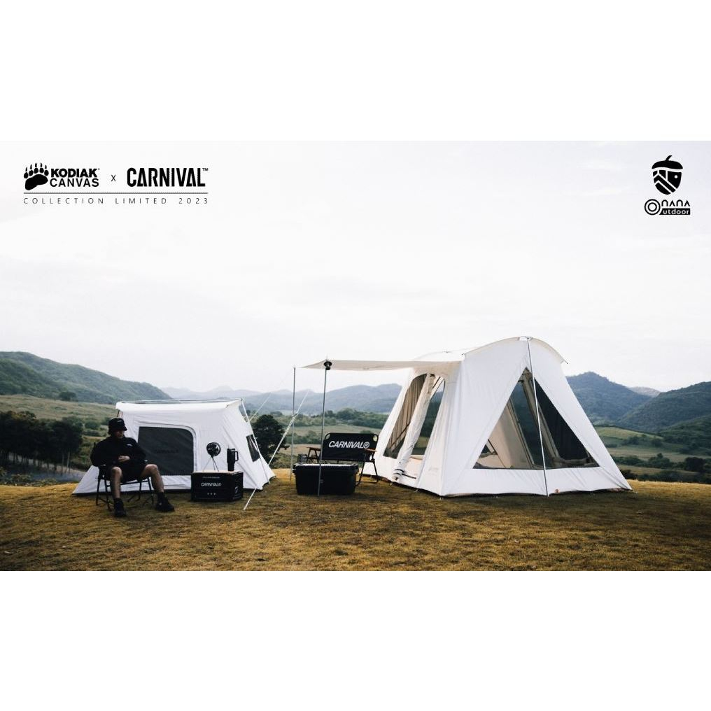 Kodiak Canvas x CARNIVAL ขนาด 10x10 ft. Flex-Bow VX Canvas Tent Limited Edition 2023