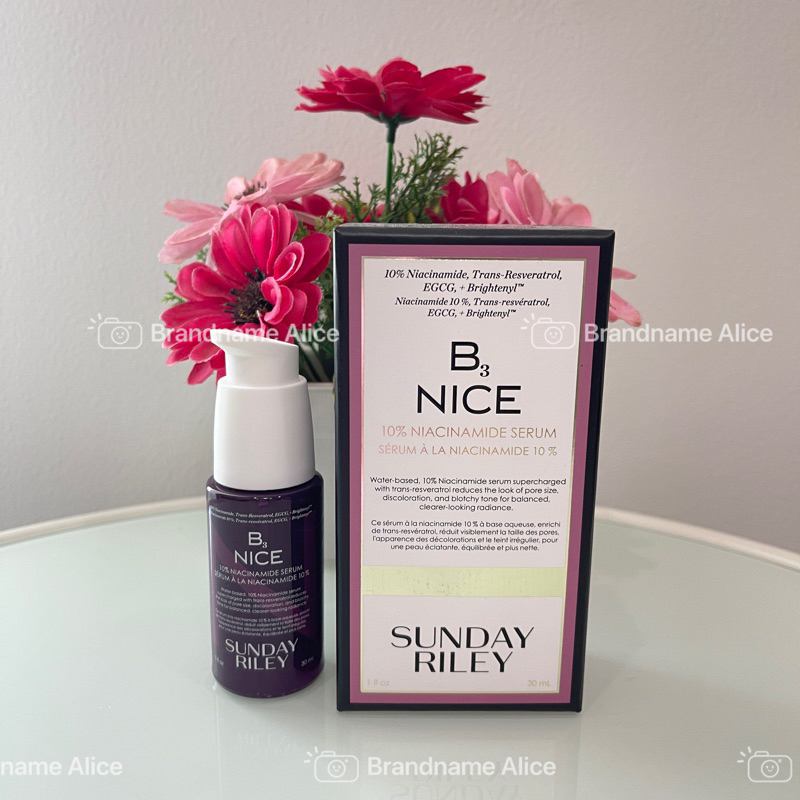 แท้💯 Sunday Riley B3 Nice 10% Niacinamide Serum 30ml เซรั่ม
