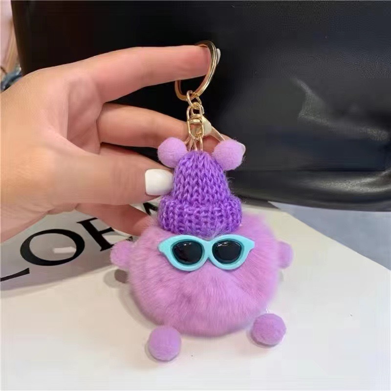 (พร้อมส่ง)Su149พวงกุญแจ จี้ตุ๊กตาปอมปอม ประดับปอมปอม ผ้ากํามะหยี่ขนนิ่ม ขนาดเล็ก หลากสี สร้างสรรค์ สําหรับห้อยกระเป๋าเป้ - รูปที่ 6