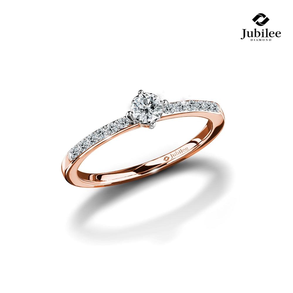 Jubilee Diamond خاتم ألماس حقيقي Eternity Solitaire — صورة 2