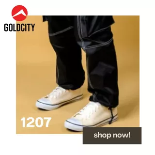 GOLDCITY รุ่น 1207 รองเท้าผ้าใบแฟชั่นทรงคอนเวิร์ส SIZE 37-45