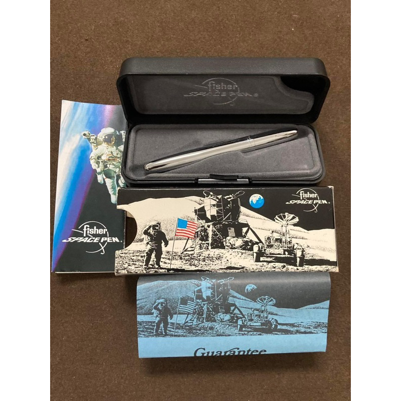 เป็นปากกาที่นักบินอวกาศเลือกใช้ Vintage Fisher Space PEN Chrome Bullet #400 NOS Ballpoint Made In Usa New Old Stock