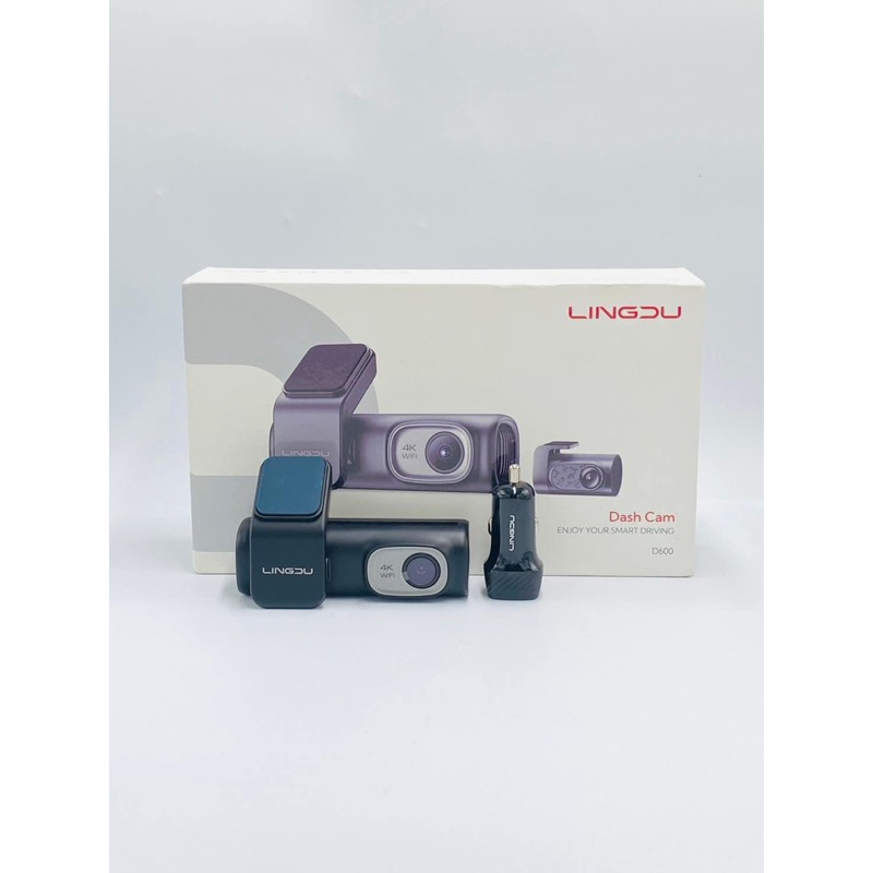 กล้องติดรถยนต์ LINGDU D600 4K Dual Dash Cam GPS WIFI