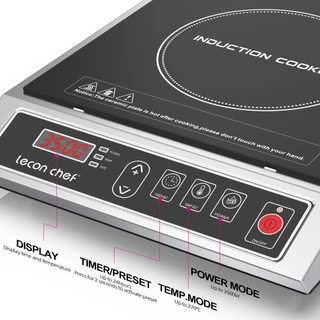 leconchef เตาแม่เหล็กไฟฟ้า 3500W electric induction cooker (รับประกัน 1 ปี)