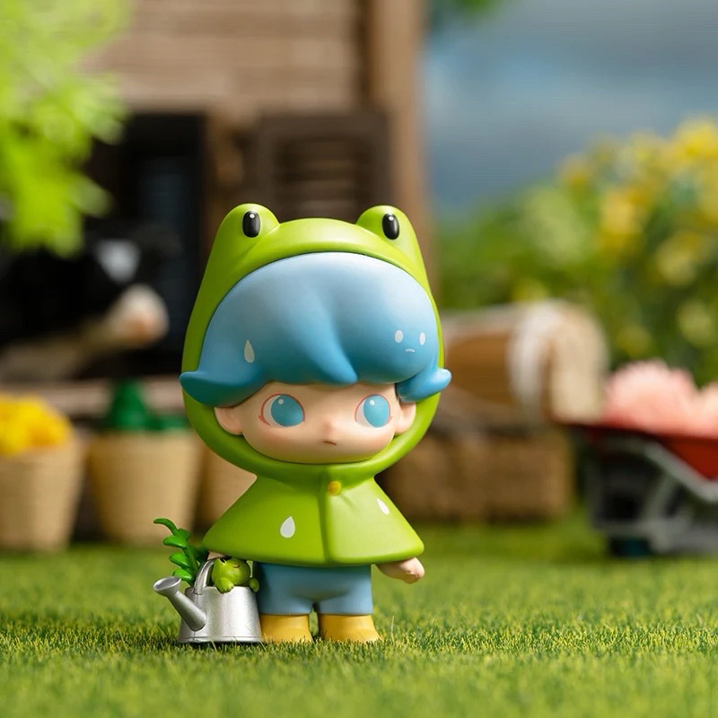 พร้อมส่ง 🐸☔️  Dimoo Pets Vacation Series *Frog Gardener