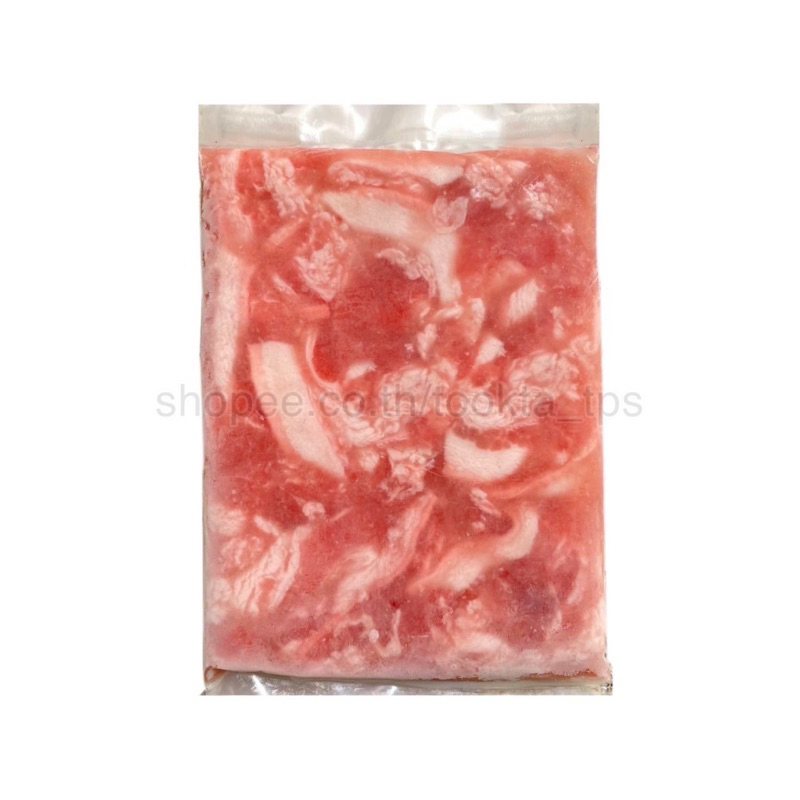 หมูสามชั้นหมักนุ่ม งา พริกไทยดำ บาร์บีคิว 500 g. มี 4 รส เมนู หมูกระทะ ปิ้งย่าง ชาบู ผัด ทอด
