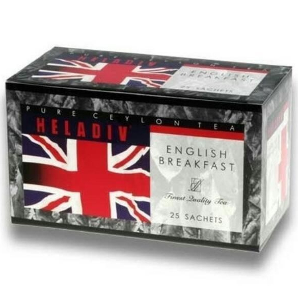 Heladiv English Breakfast Tea เฮลาดีฟ ชาอิงลิช เบรกฟาสก์ 2g. x 25Sachets