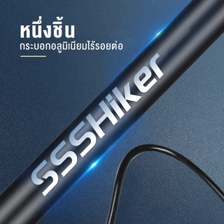 JUNGLAXTREK ที่สูบลมจักรยาน มีเกจ์วัด 160PSI สูบลมมอเตอร์ไซค์ รถยนต์ ที่เติมลมพกพา อเนกประสงค์ หัวสูบ2ด้าน