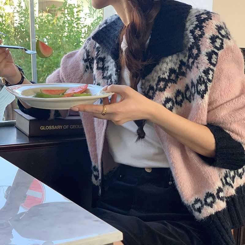 พร้อมส่ง 🌈 zipper sweater 🍒 เสื้อคลุมไหมพรม